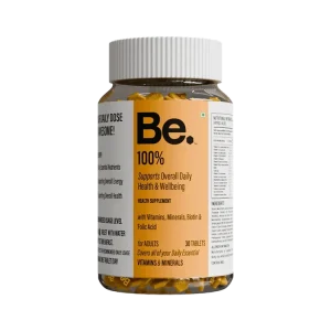 BE Wellness Daily Multivitamin | Magnesium, Zinc, Biotin & Vitamin E | 30 Tablets