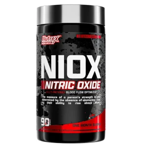Nutrex Research NIOX Nitric Oxide Pre-Workout 90 Capsules | 30 Servings