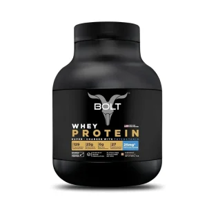 Bolt Nutrition 100% Whey Protein Powder | Muscle Recovery & Lean Muscle Support | 5lbs, 69 Servings