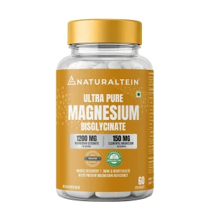 Naturaltein Ultra Pure Magnesium Bisglycinate 1200mg