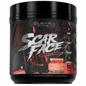 Clear Supps Scarface Fully Loaded Pre-Workout Powder 650g | Creatine, Citrulline & Beta-Alanine | 50 Servings
